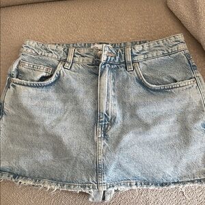Zara denim skirt